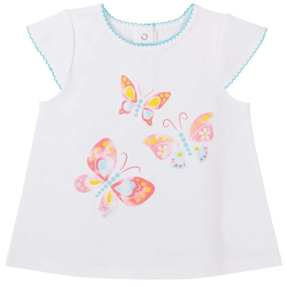 HEADQUARTERS BUTTERFLY 3 Piece Romper Set